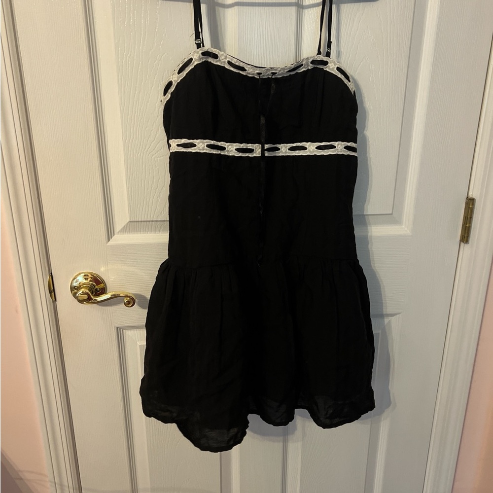 Aeropostale Black Dress with White Accents